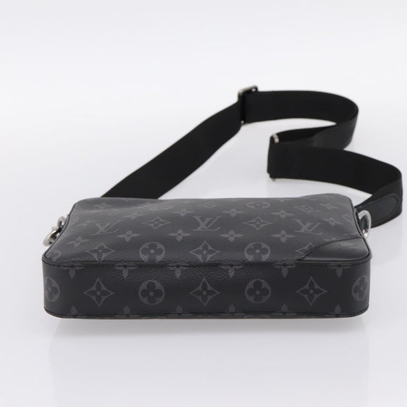 LOUIS VUITTON Monogram Eclipse Trio Messenger Bag M69443 LV Auth 201002M