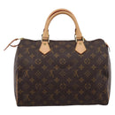 LOUIS VUITTON Monogram Speedy 30 Hand Bag M41526 LV Auth 201005V-2