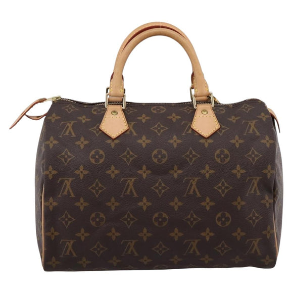 LOUIS VUITTON Monogram Speedy 30 Hand Bag M41526 LV Auth 201005V