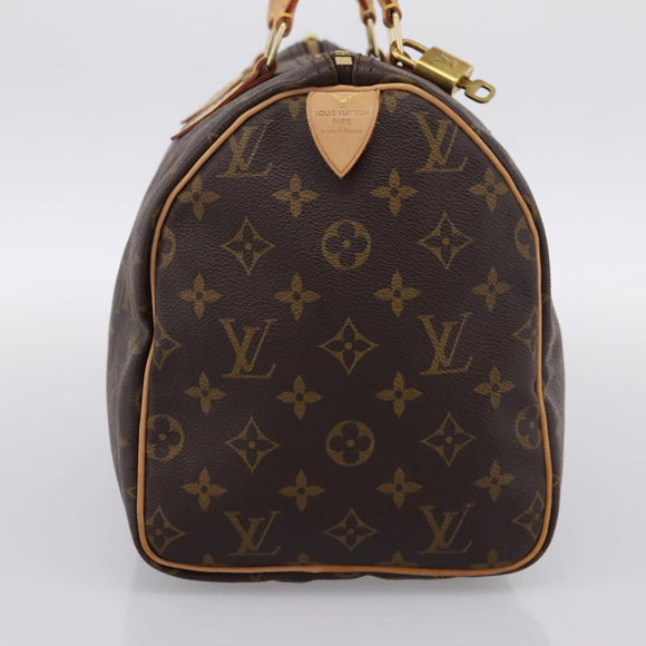 LOUIS VUITTON Monogram Speedy 30 Hand Bag M41526 LV Auth 201005V