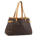 LOUIS VUITTON Monogram Batignolles Horizontal Tote Bag M51154 LV Auth 201006V-1