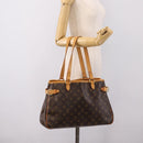 LOUIS VUITTON Monogram Batignolles Horizontal Tote Bag M51154 LV Auth 201006V-22