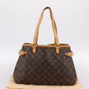 LOUIS VUITTON Monogram Batignolles Horizontal Tote Bag M51154 LV Auth 201006V-12