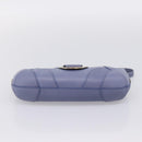 Chloe Clutch Bag Leather Light Blue Gold Auth 201007A-5