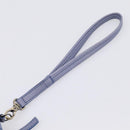 Chloe Clutch Bag Leather Light Blue Gold Auth 201007A-8
