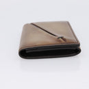 Berluti Gas Pearl Card Case Leather Brown Auth 201010V-3