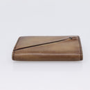 Berluti Gas Pearl Card Case Leather Brown Auth 201010V-5