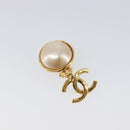 CHANEL Earring metal Gold Tone CC Auth 201011-12