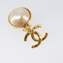 CHANEL Earring metal Gold Tone CC Auth 201011-14
