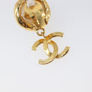 CHANEL Earring metal Gold Tone CC Auth 201011-17