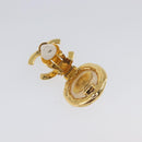 CHANEL Earring metal Gold Tone CC Auth 201011-18
