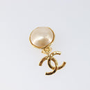 CHANEL Earring metal Gold Tone CC Auth 201011-2