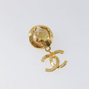 CHANEL Earring metal Gold Tone CC Auth 201011-6