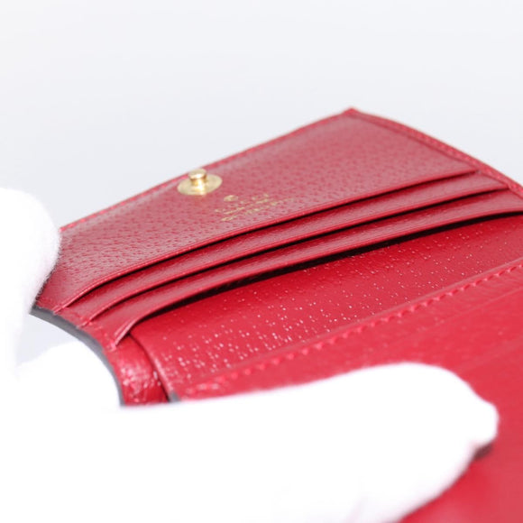 GUCCI Micro GG Supreme Doraemon Compact Wallet PVC Beige 647788 Auth 201012M