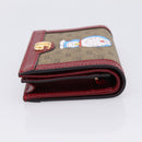 GUCCI Micro GG Supreme Doraemon Compact Wallet PVC Beige 647788 Auth 201012M-4