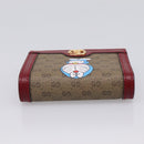 GUCCI Micro GG Supreme Doraemon Compact Wallet PVC Beige 647788 Auth 201012M-5