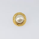 CHANEL Earring metal Gold Tone CC Auth 201014-2