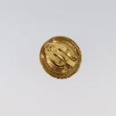 CHANEL Earring metal Gold Tone CC Auth 201014-3
