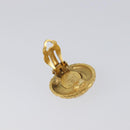 CHANEL Earring metal Gold Tone CC Auth 201014-9