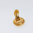 CHANEL Earring metal Gold Tone CC Auth 201015V-10