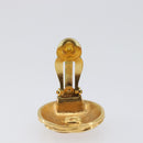CHANEL Earring metal Gold Tone CC Auth 201015V-11