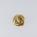 CHANEL Earring metal Gold Tone CC Auth 201015V-2