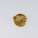 CHANEL Earring metal Gold Tone CC Auth 201015V-3