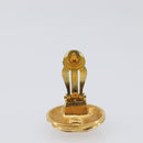 CHANEL Earring metal Gold Tone CC Auth 201015V-5