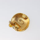 CHANEL Earring metal Gold Tone CC Auth 201015V-6
