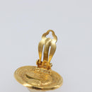 CHANEL Earring metal Gold Tone CC Auth 201016-10