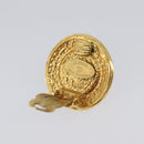 CHANEL Earring metal Gold Tone CC Auth 201016-11