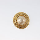 CHANEL Earring metal Gold Tone CC Auth 201016-2