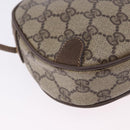 GUCCI GG Supreme Web Sherry Line Bag PVC Beige Gold 89 02 066 Auth 201083-12