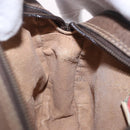GUCCI GG Supreme Web Sherry Line Bag PVC Beige Gold 89 02 066 Auth 201083-19