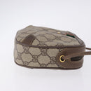 GUCCI GG Supreme Web Sherry Line Bag PVC Beige Gold 89 02 066 Auth 201083-4