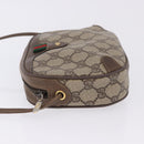 GUCCI GG Supreme Web Sherry Line Bag PVC Beige Gold 89 02 066 Auth 201083-5