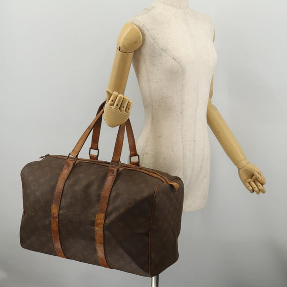 LOUIS VUITTON Monogram Sac Souple 45 Boston Bag M41624 LV Auth 201121