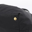 PRADA Hand Bag Nylon Black Gold Auth 201125V-12