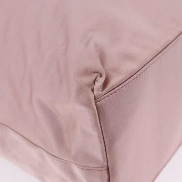 PRADA Shoulder Bag Satin Pink Auth 201126A