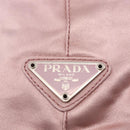 PRADA Shoulder Bag Satin Pink Auth 201126A-19
