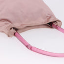 PRADA Shoulder Bag Satin Pink Auth 201126A-6