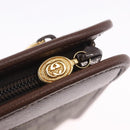 GUCCI GG Supreme Clutch Bag PVC Beige Gold Tone 014 115 6063 Auth 201128-12