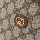 GUCCI GG Supreme Clutch Bag PVC Beige Gold Tone 014 115 6063 Auth 201128-14