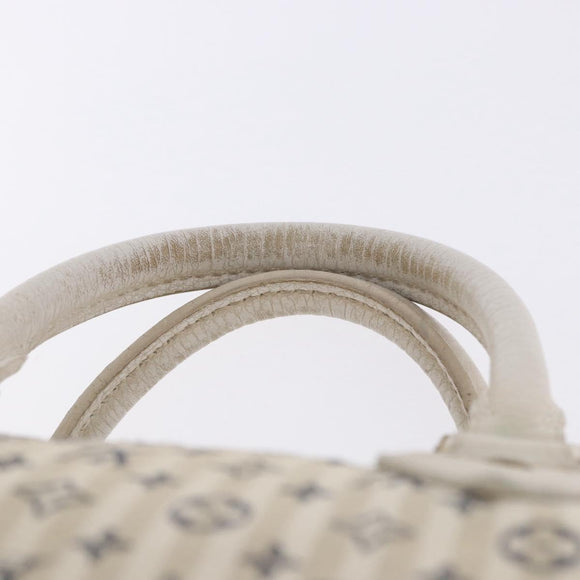 LOUIS VUITTON Monogram Mini Lin Croisette Speedy 30 Bag Blue M95500 Auth 201129A