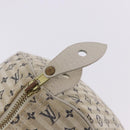 LOUIS VUITTON Monogram Mini Lin Croisette Speedy 30 Bag Blue M95500 Auth 201129A-24