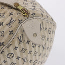 LOUIS VUITTON Monogram Mini Lin Croisette Speedy 30 Bag Blue M95500 Auth 201129A-25