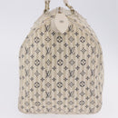 LOUIS VUITTON Monogram Mini Lin Croisette Speedy 30 Bag Blue M95500 Auth 201129A-4