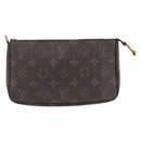 LOUIS VUITTON Monogram Pochette Accessoires Pouch M51980 LV Auth 201130-13