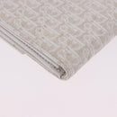 Christian Dior Trotter Canvas Long Wallet Beige Silver Auth 201131V-16