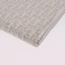 Christian Dior Trotter Canvas Long Wallet Beige Silver Auth 201131V-17
